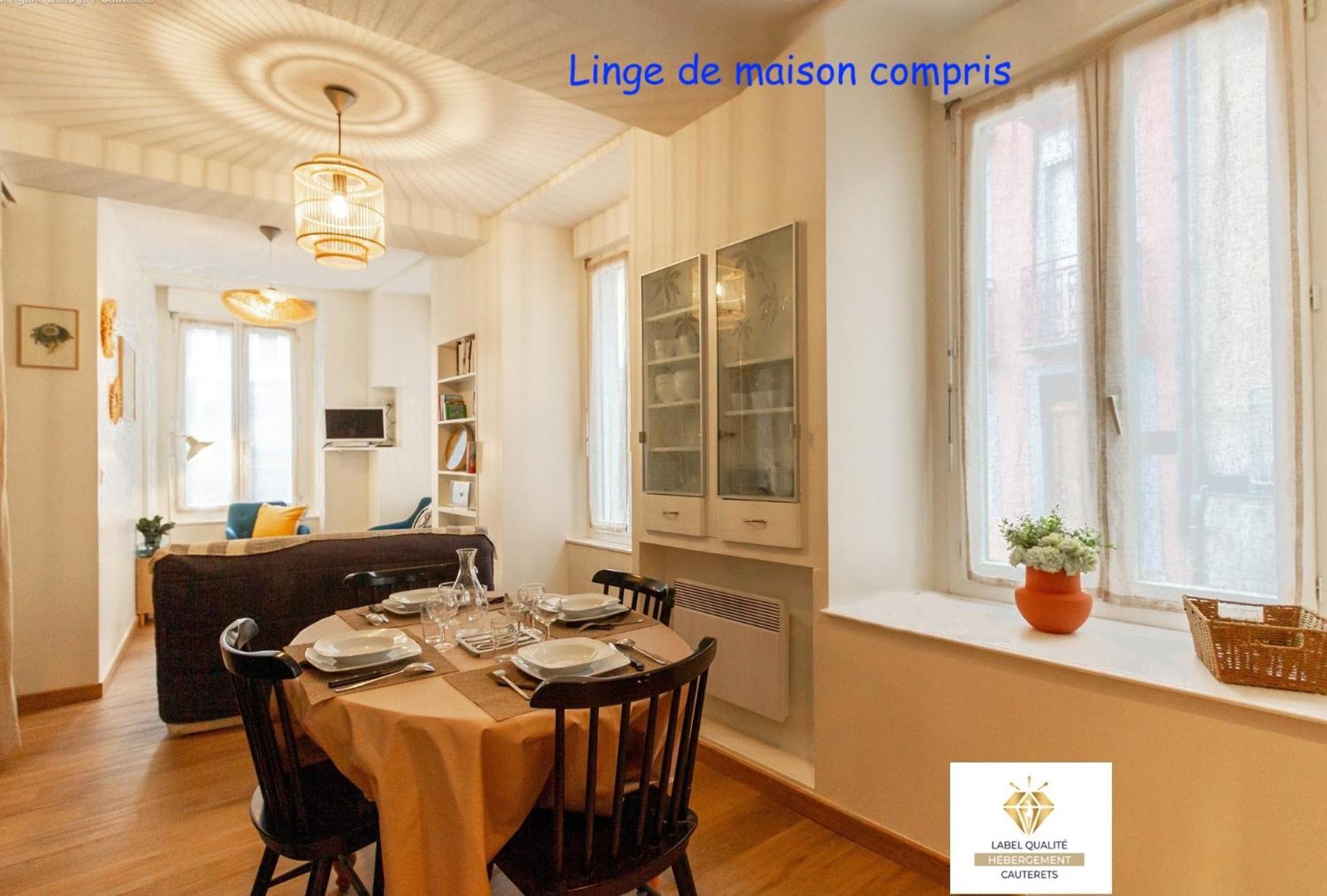 Charmant Appartement Au Calme En Plein Centre Ville Avec Wifi Et Linge De Maison Inclus Cauterets Eksteriør billede